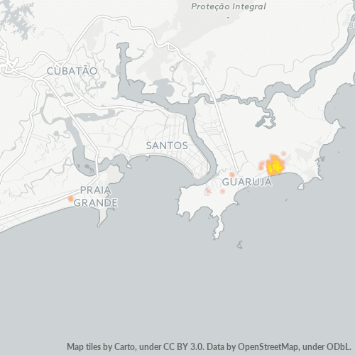 11441-000 Mapa de calor de densidad empresarial