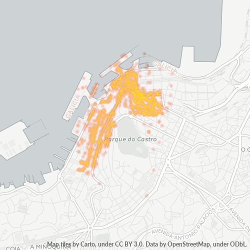 36202 Mapa de calor de densidad empresarial