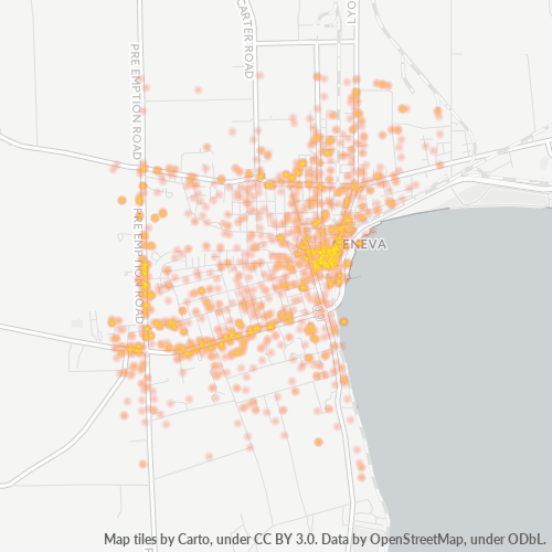 14456 Business Density Heatmap