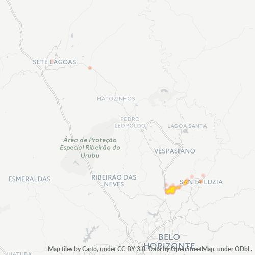 33120-000 Mapa de calor de densidad empresarial