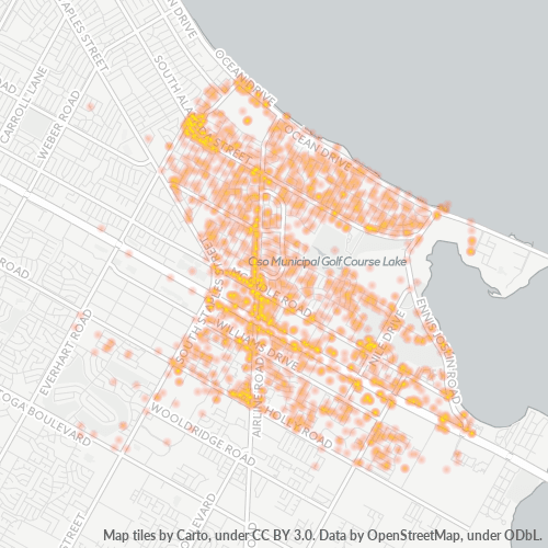 78412 Business Density Heatmap