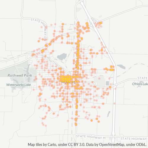65270 Business Density Heatmap