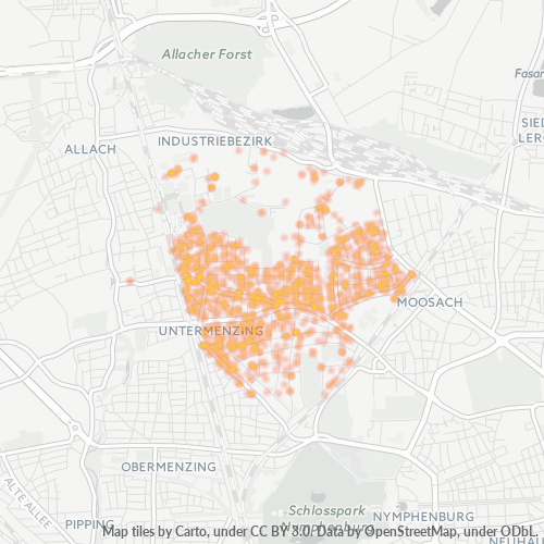 80997 Standortdichte-Heatmap