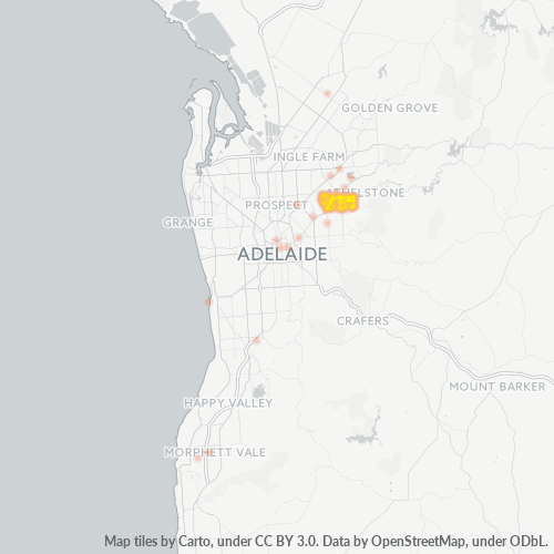 5074 Business Density Heatmap