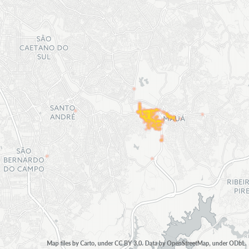 09371-000 Mapa de calor de densidad empresarial