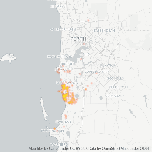 6166 Business Density Heatmap