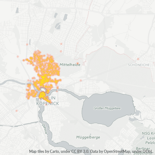 Heatmap für plz 12555