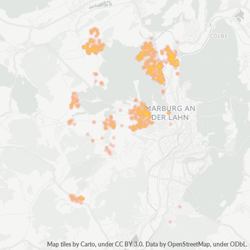 35041 Standortdichte-Heatmap