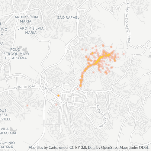 09321-000 Heatmap de Densidade da Empresa