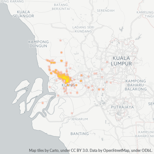 41400 Business Density Heatmap