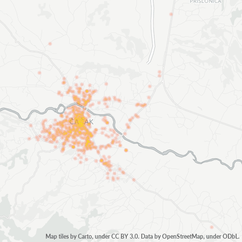 32000 Karta gustine preduzeća