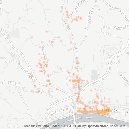 15024 Business Density Heatmap