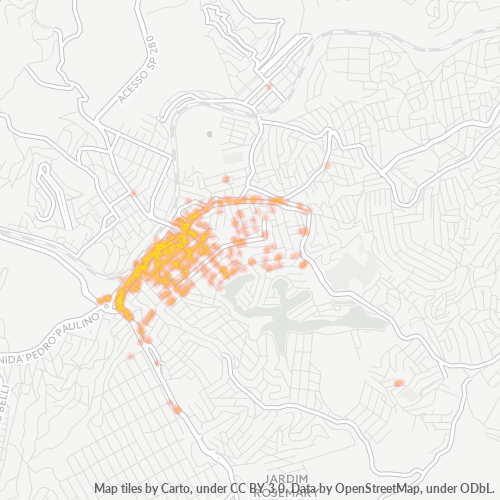 06653-000 Heatmap de Densidade da Empresa