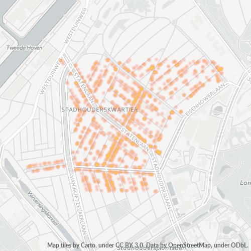 2582 Heatmap Bedrijfsdichtheid