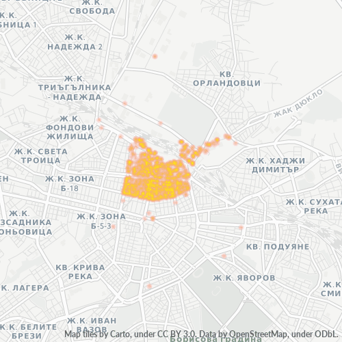 1202 Топлинна карта на бизнеса