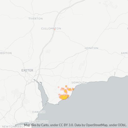 EX9 Business Density Heatmap