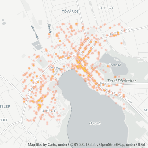 2890 Vállalati sűrűségi térkép