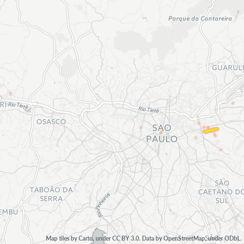 03318-000 Heatmap de Densidade da Empresa
