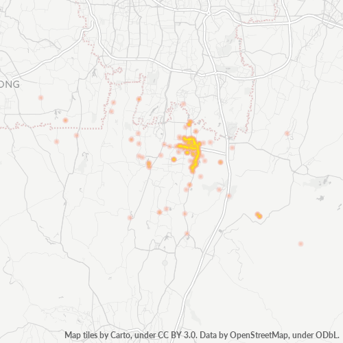 16416 Peta Panas Densitas Bisnis