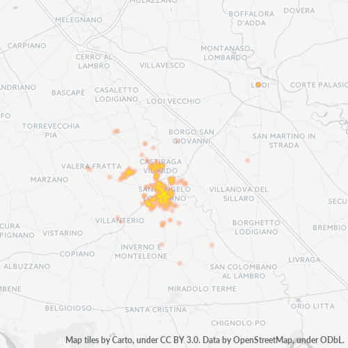 Mappa di calore per cap 26866