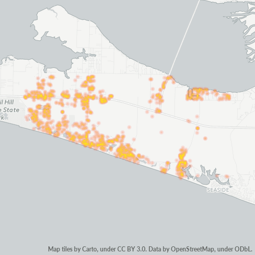 32459 Business Density Heatmap