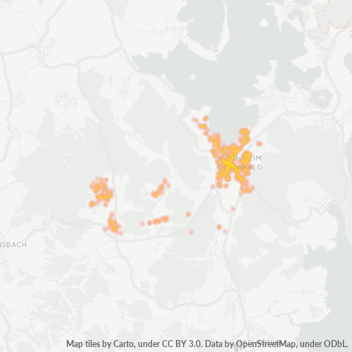 Heatmap für plz 64739