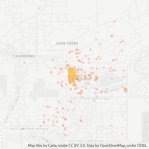 85377 Business Density Heatmap