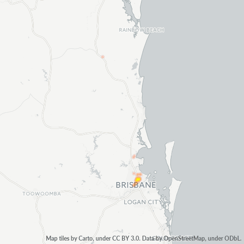 4011 Business Density Heatmap