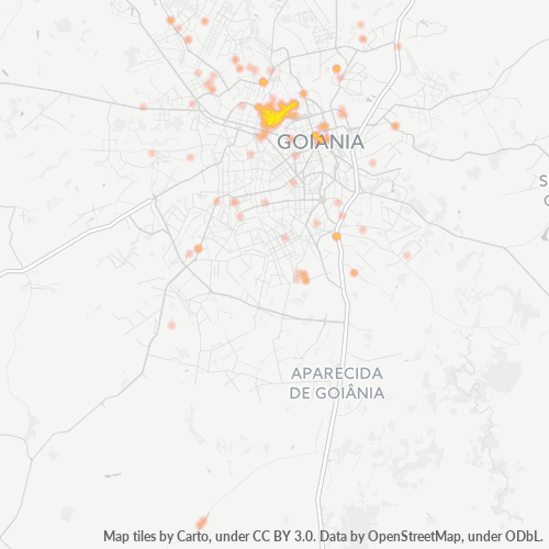 74550-000 Heatmap de Densidade da Empresa