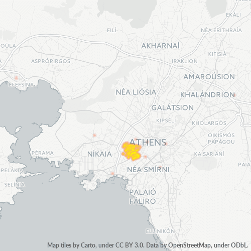 177 78 Χάρτης θερμότητας πυκνότητας επιχείρησης