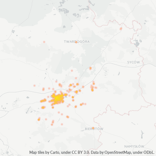 56-400 Mapa intensywności działalności gospodarczej
