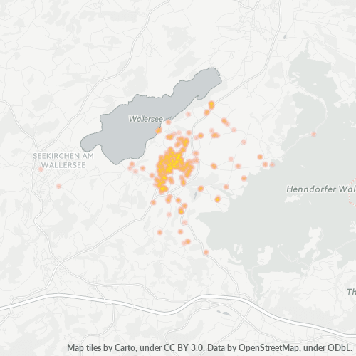 Heatmap für postleitzahl 5302