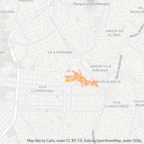 04120-000 Heatmap de Densidade da Empresa