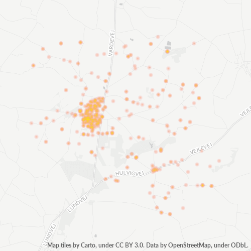 6862 Heatmap over forretningstæthed
