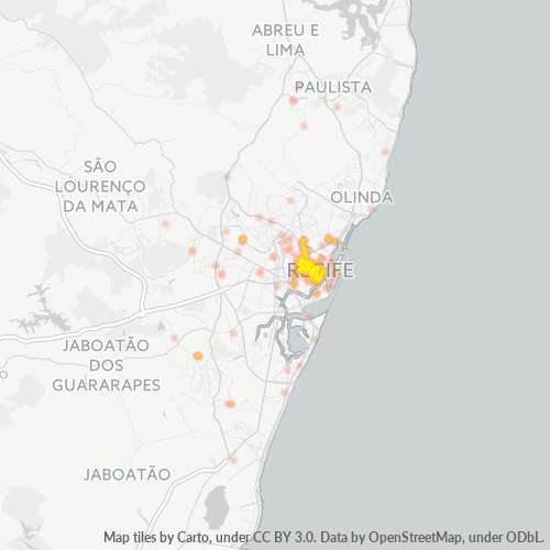 50050-000 Heatmap de Densidade da Empresa