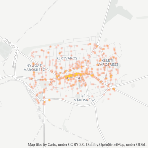 8300 Vállalati sűrűségi térkép
