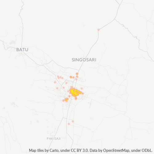65123 Peta Panas Densitas Bisnis