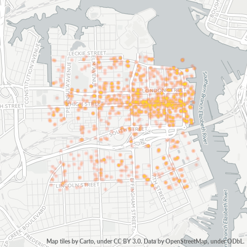 23704 Business Density Heatmap