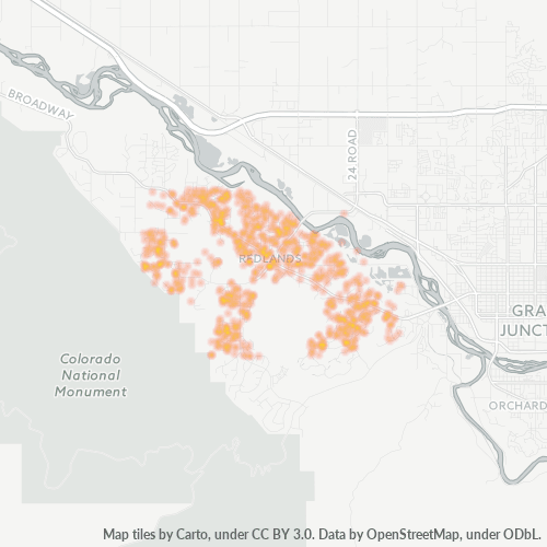 81507 Business Density Heatmap
