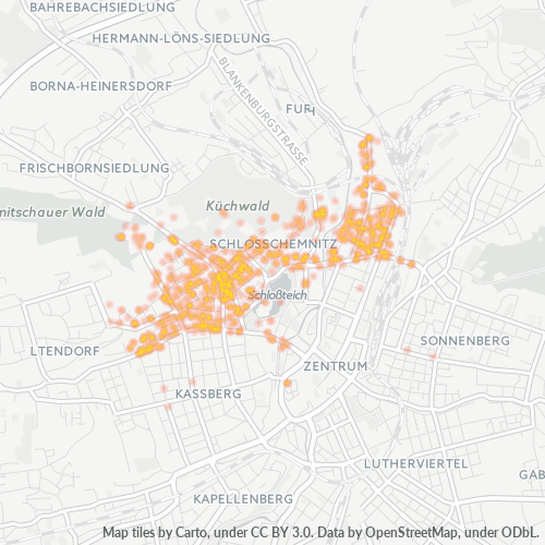 09113 Standortdichte-Heatmap