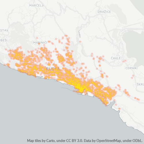 51000 Karta gustine preduzeća