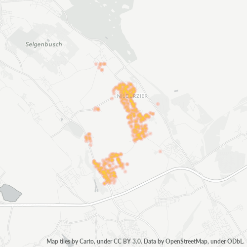 Heatmap für plz 52382