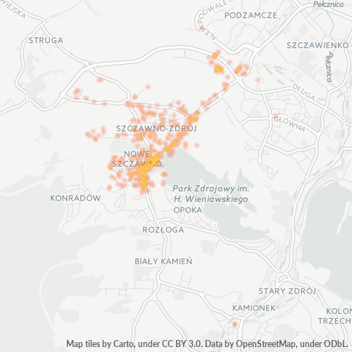 58-310 Mapa intensywności działalności gospodarczej