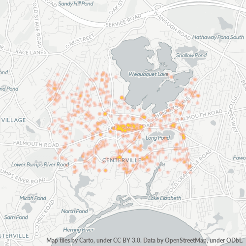 02632 Business Density Heatmap