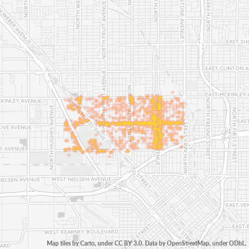 93728 Business Density Heatmap