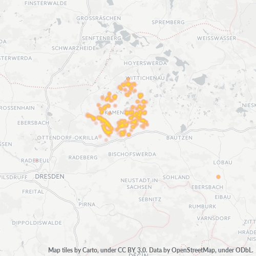 Heatmap für plz 01920