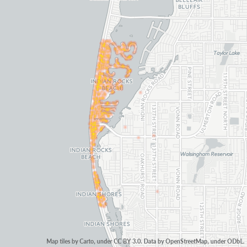 33785 Business Density Heatmap