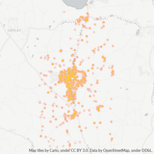 4270 Heatmap over forretningstæthed