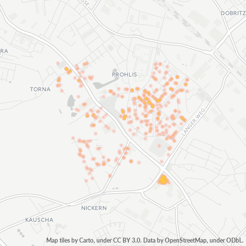 Heatmap für plz 01239