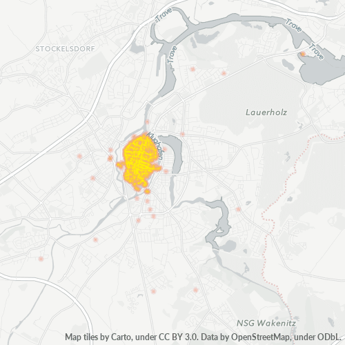 23552 Standortdichte-Heatmap